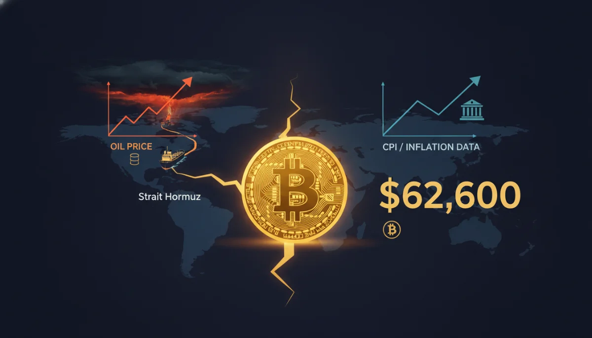 Bitcoin : 62 600 $, Ormuz et IPC : la reprise en danger ?